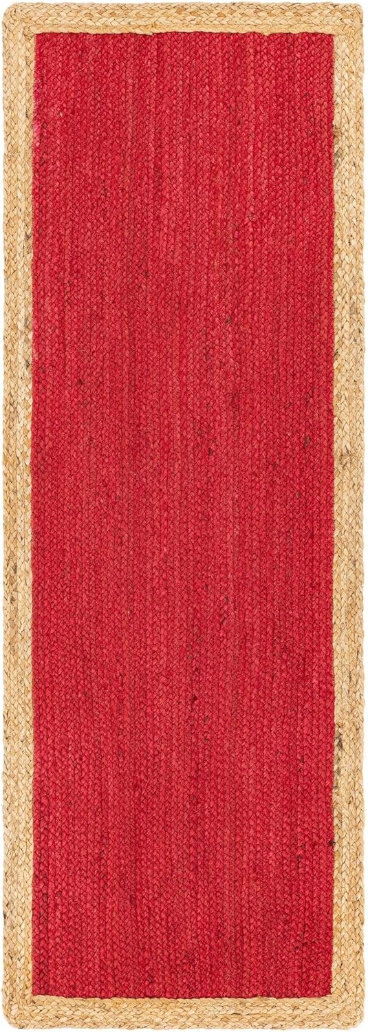 Handmade Eco Friendly Natural Jute Inner Red Table Runner