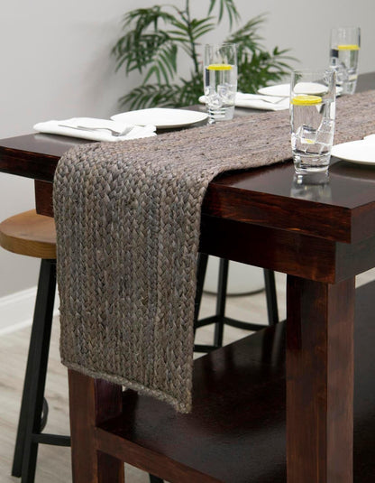 Indian Handmade Natural Jute Eco Friendly Table Runner For Dining Table