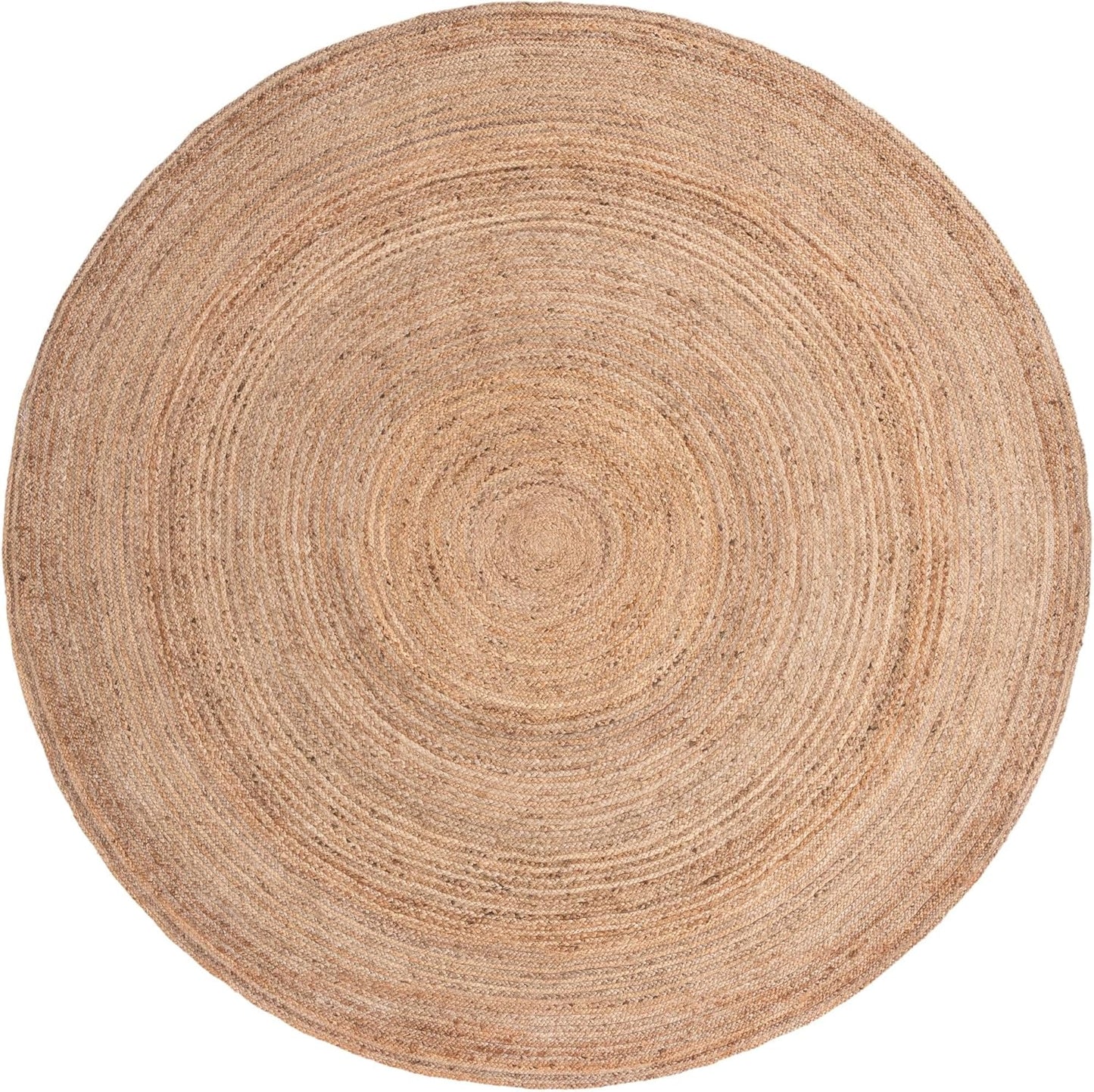 Handmade Braided Natural Jute Eco Friendly Round Floor Area Rug