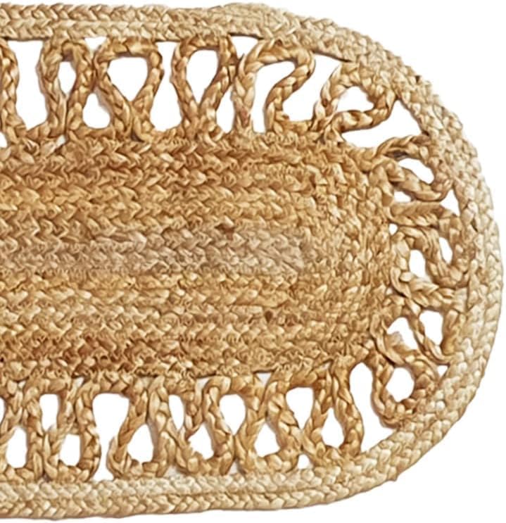 Handmade Eco Friendly Natural Jute Open Weave Dining Table Runner