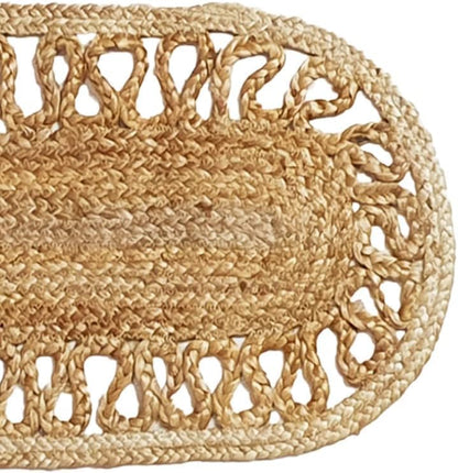 Handmade Eco Friendly Natural Jute Open Weave Dining Table Runner