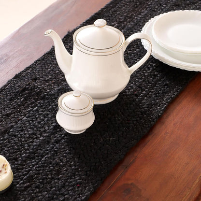Indian Handmade Natural Jute Eco Friendly Table Runner For Dining Table