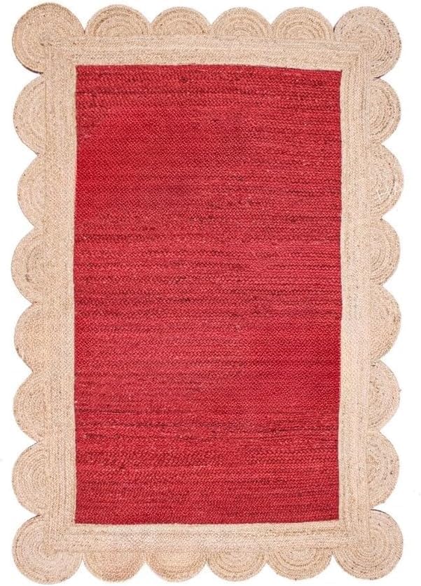 red jute rug