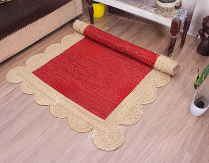 red area rug