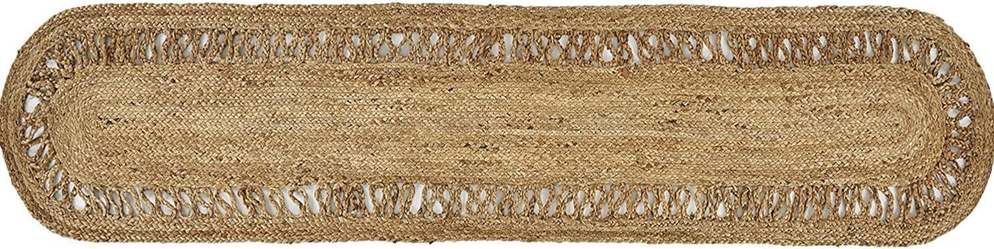 Handmade Eco Friendly Natural Jute Open Weave Dining Table Runner