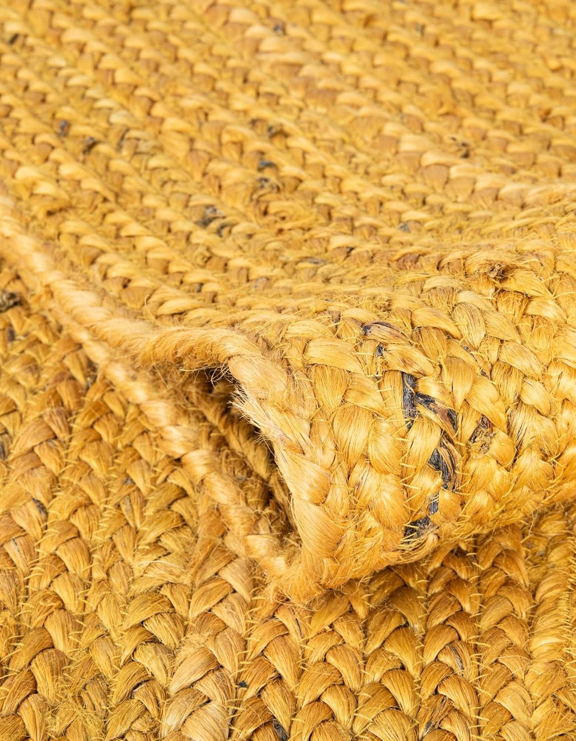 Handmade Braided Eco Friendly Natural Jute Yellow Dining Table Runner