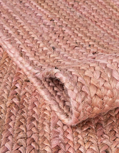 Handmade Braided Eco Friendly Natural Jute Pink Dining Table Runner