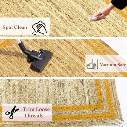 Steps to care for a woven mat with cleaning and maintenance tips.
